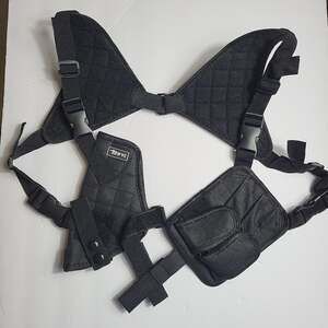 2A4Life Shoulder Holster Pistol Handgun With Clip Holder Hook & Loop Concealment